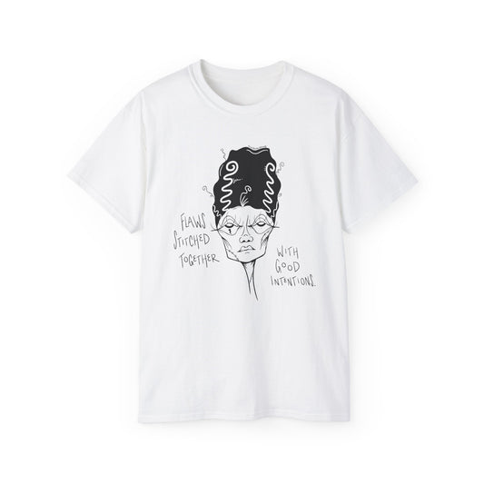 Howdoyoudood Flaws Stitched Together with Good Intentions Cotton Shirt