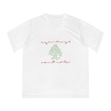 Load image into Gallery viewer, Lebanese Flag Doodle-Women's V-Neck Tee
