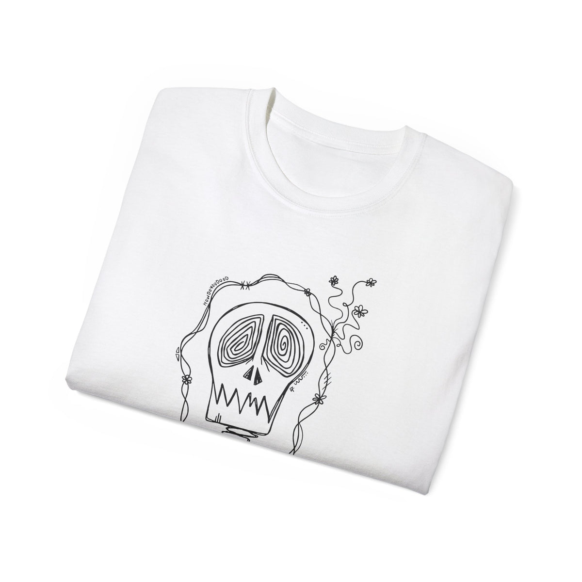Howdoyoudood Compostable Skeleton Tee