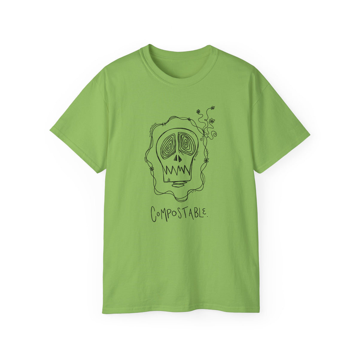 Howdoyoudood Compostable Skeleton Tee