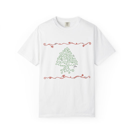Lebanese Flag Doodle Shirt