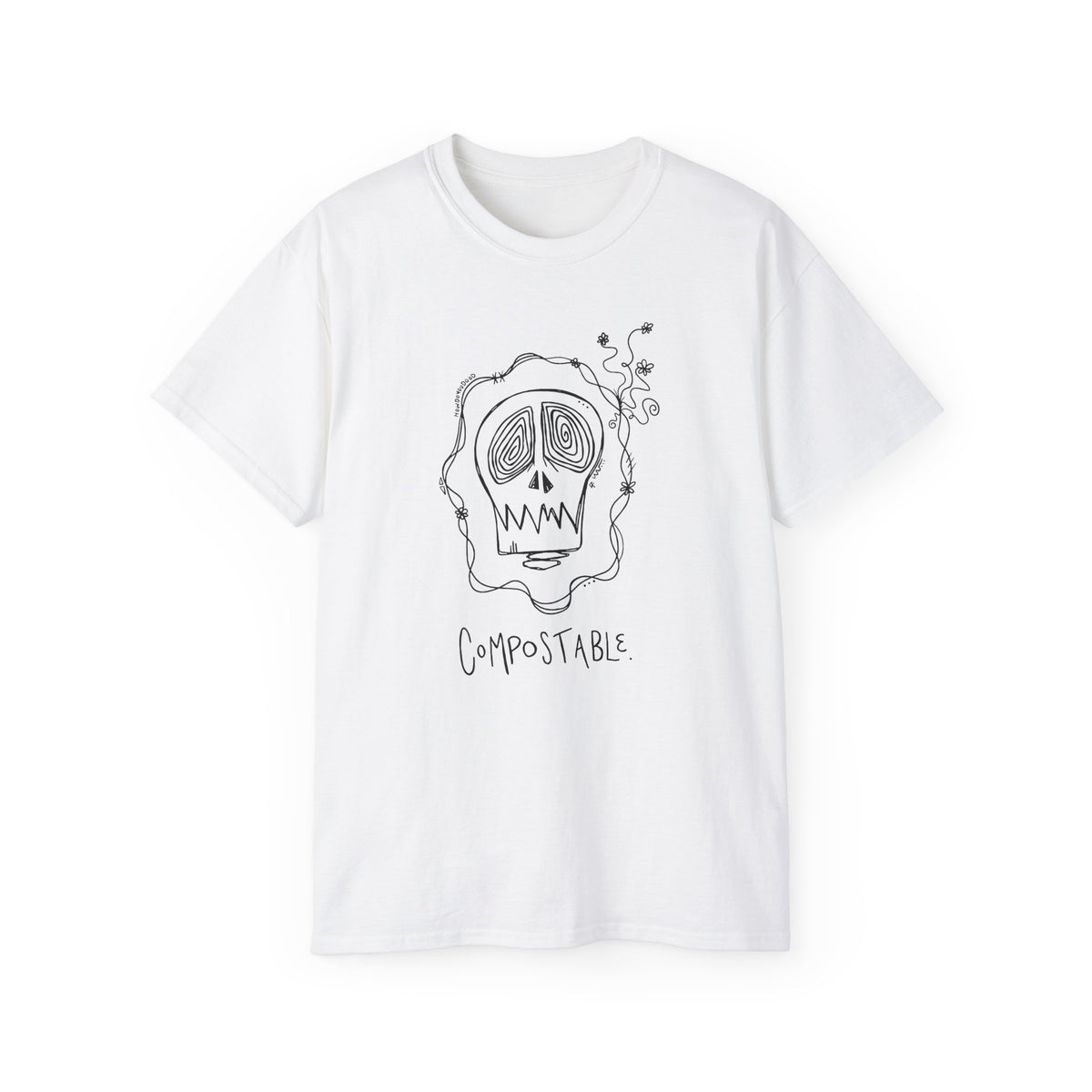 Howdoyoudood Compostable Skeleton Tee
