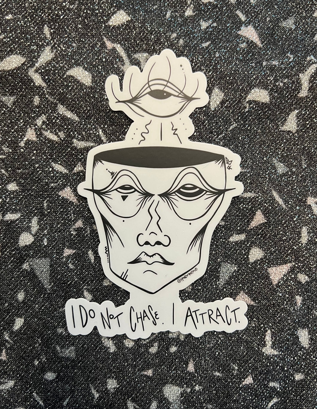 I Do Not Chase Sticker