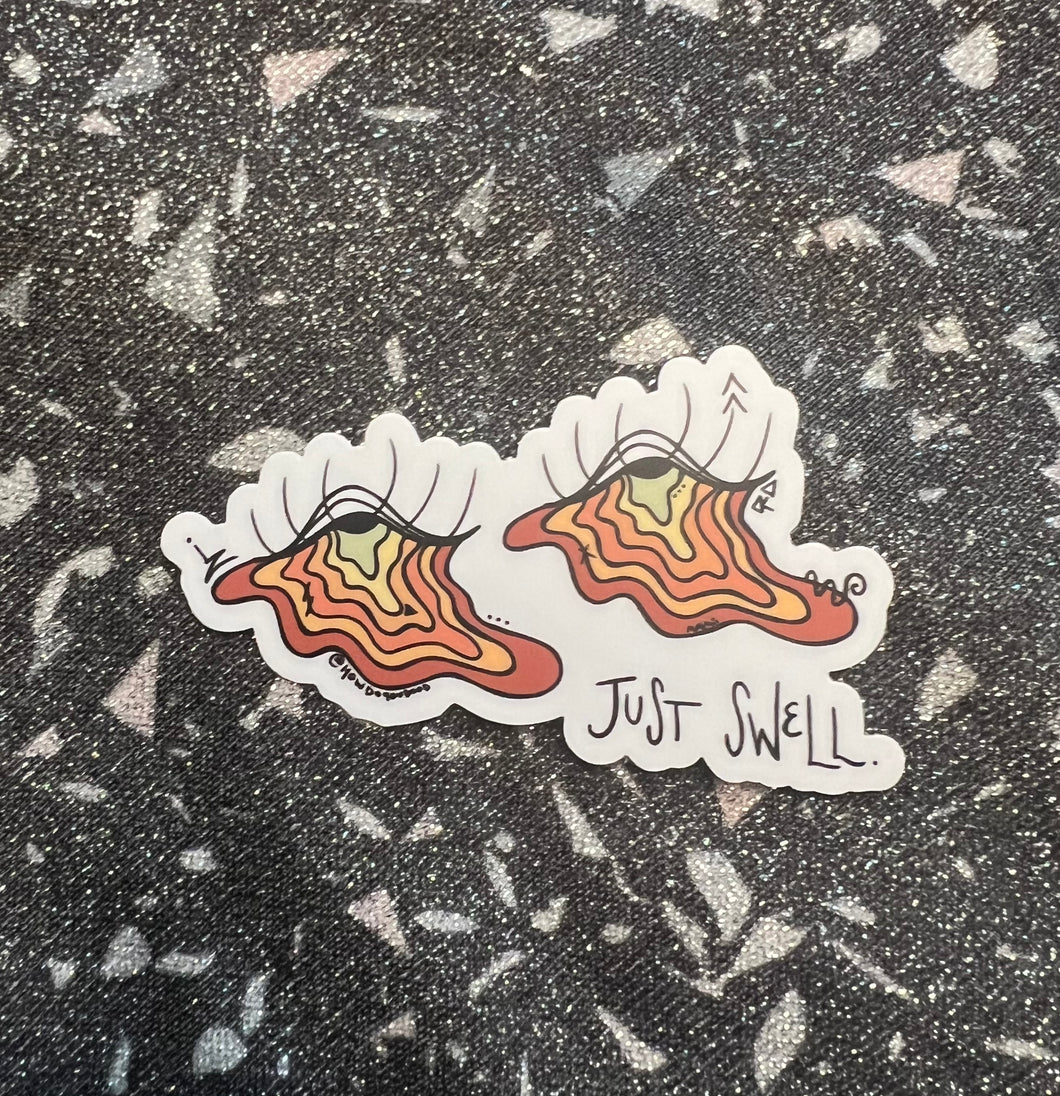 Just Swell Sticker