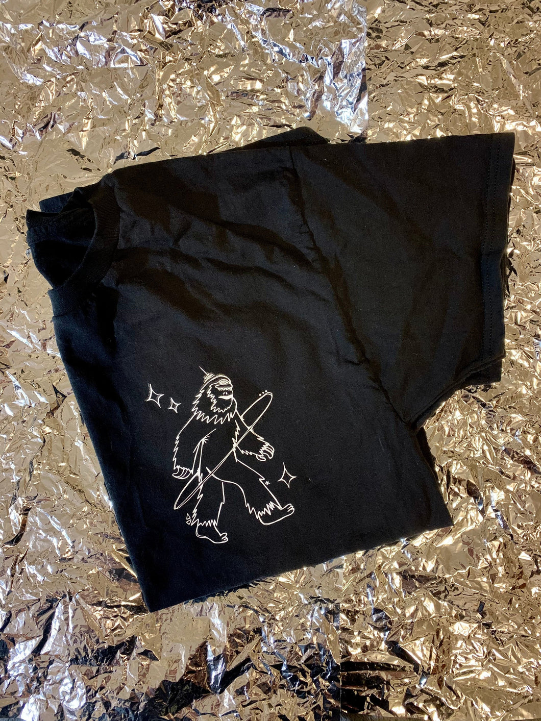 Space Squatch Doodle Tee- Size M